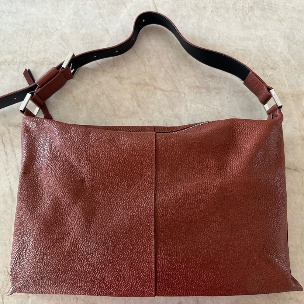 All Saints embossed shoulder bag.